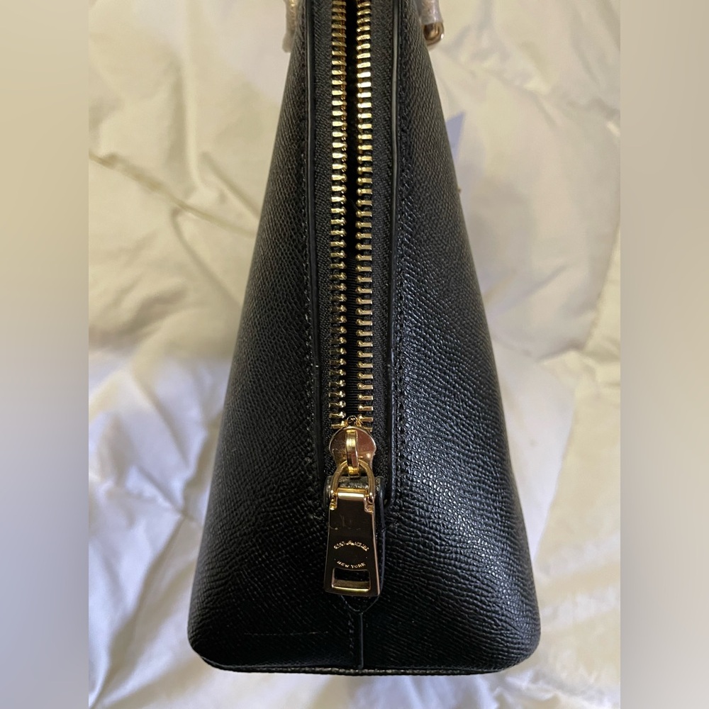 Coach Black Katy Satchel with Gold Hardware - Picture 6 of 10